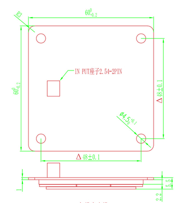 SMT PCB Assembly Design FR4 Material 4 Layers 1.6mm Thickness
