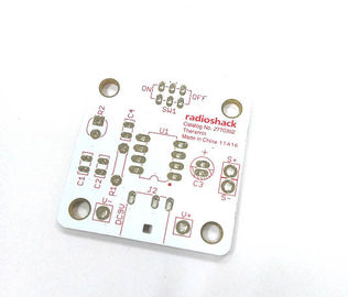 قیمت خوب 2 لایه FR-4 White Soldmask Red Silkscreen Electronic Printed Circuit Board PCB آنلاین