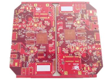 قیمت خوب PCB مس سنگین PCBA 4 لایه FR 4 قرمز Soldmask سرویس مونتاژ PCB آنلاین
