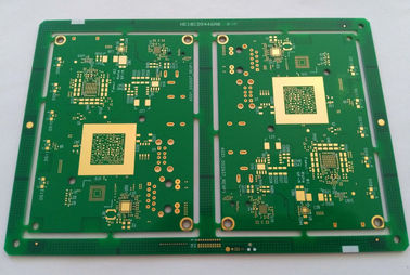 قیمت خوب 10 لایه HDI FR4 PCB برد مدار ENIG ماسک سبز سوراخ سوراخ حداقل 0.1 میلی متر آنلاین