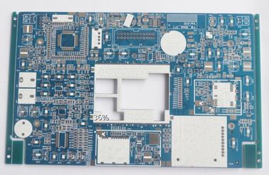 قیمت خوب صفحه مدار چاپی الکترونیکی ضخامت 1.6 میلی متر HASL LF Surface Blue Soldmask آنلاین