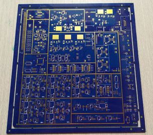 قیمت خوب 8 لایه FR4 Blue Soldmask هیئت مدیره PCB چند لایه ضخامت مس 1.6 میلی متر 1OZ آنلاین