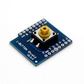 قیمت خوب مواد FR4 ماسک لحیم کاری سبز/آبی سطح HASL/ENIG WeMos D1 Mini Switch 1 Button Shield Board SMT PCB Monte PCBA آنلاین