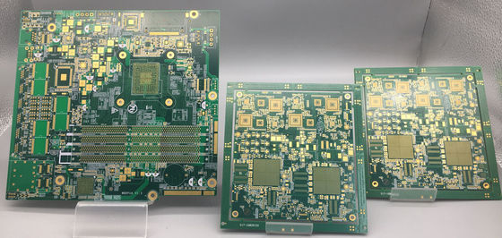 قیمت خوب صفحه های چاپی HDI از طریق انگشت طلای PCB Burried Vias Impedance Control کور می شوند آنلاین