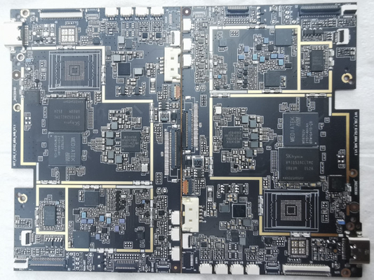 قیمت خوب Quick Lead Time نمونه اولیه خدمات مونتاژ برد PCB صفحه ابریشم سفید آنلاین